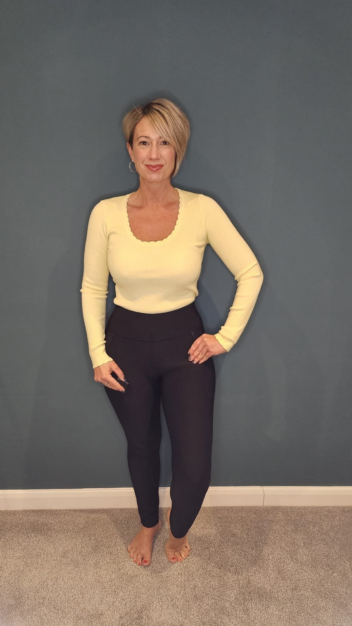 Pocket Jeggings in Black M/L