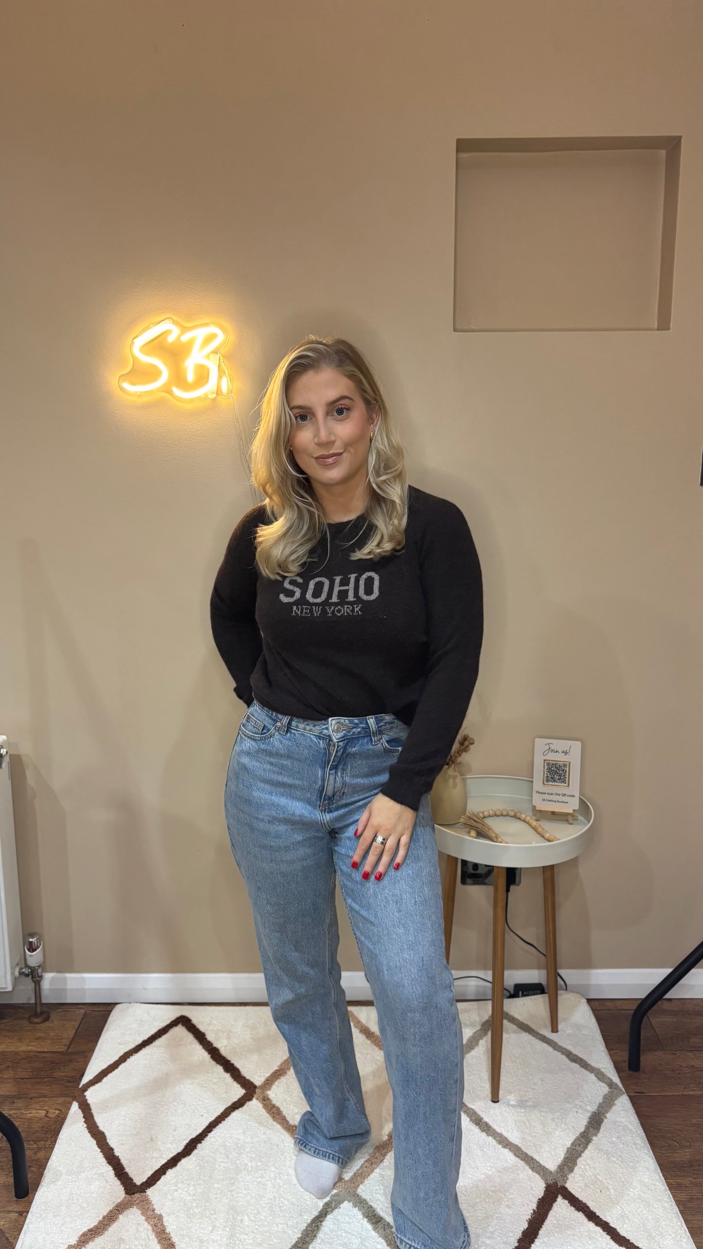 Soho Knit Jumper in Brown