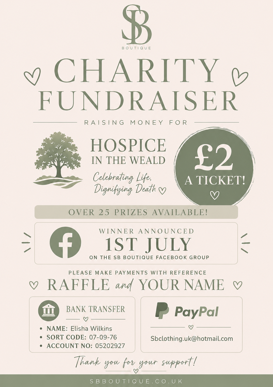 * Charity Fundraiser x1 Ticket *