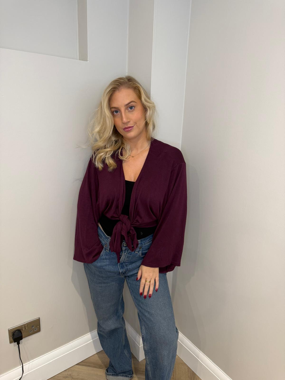 Tie Cardi in Wine